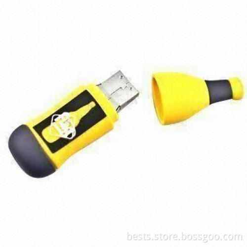 PVC USB Flash Drive, with 512MB to 16GB Capacity, Suitable for Business and Promotional Gifts
